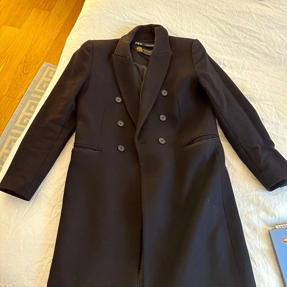 Zara medium Italian wool coat size M